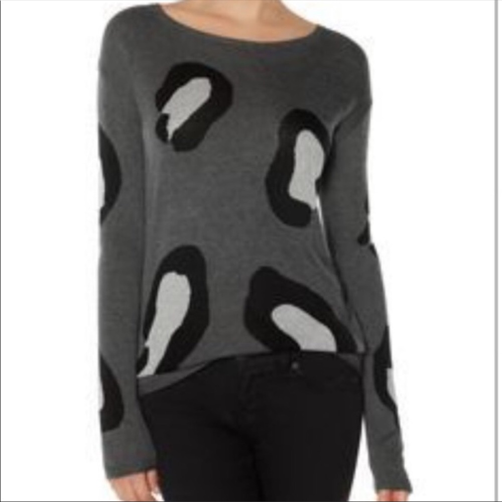 Large Animal Print Sweater